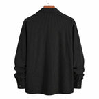 Adam | Men's Corduroy Utility Shirt, Relaxed-Fit Casual Shirt | Bella Blue