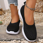 Adeline | Women's Orthopaedic Slip-On Trainers, Lightweight Comfort Shoes | Bella Blue | Purple