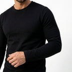 Aiden | Men's Smart Casual Two-Piece Set, Slim Fit Long-Sleeve Lounge Set | Bella Blue