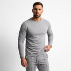 Aiden | Men's Smart Casual Two-Piece Set, Slim Fit Long-Sleeve Lounge Set | Bella Blue