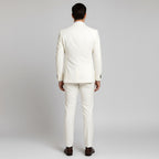 Alexander | Men's Three-Piece Suit with Waistcoat Formal, Elegant Suit Set | Bella Blue | Black