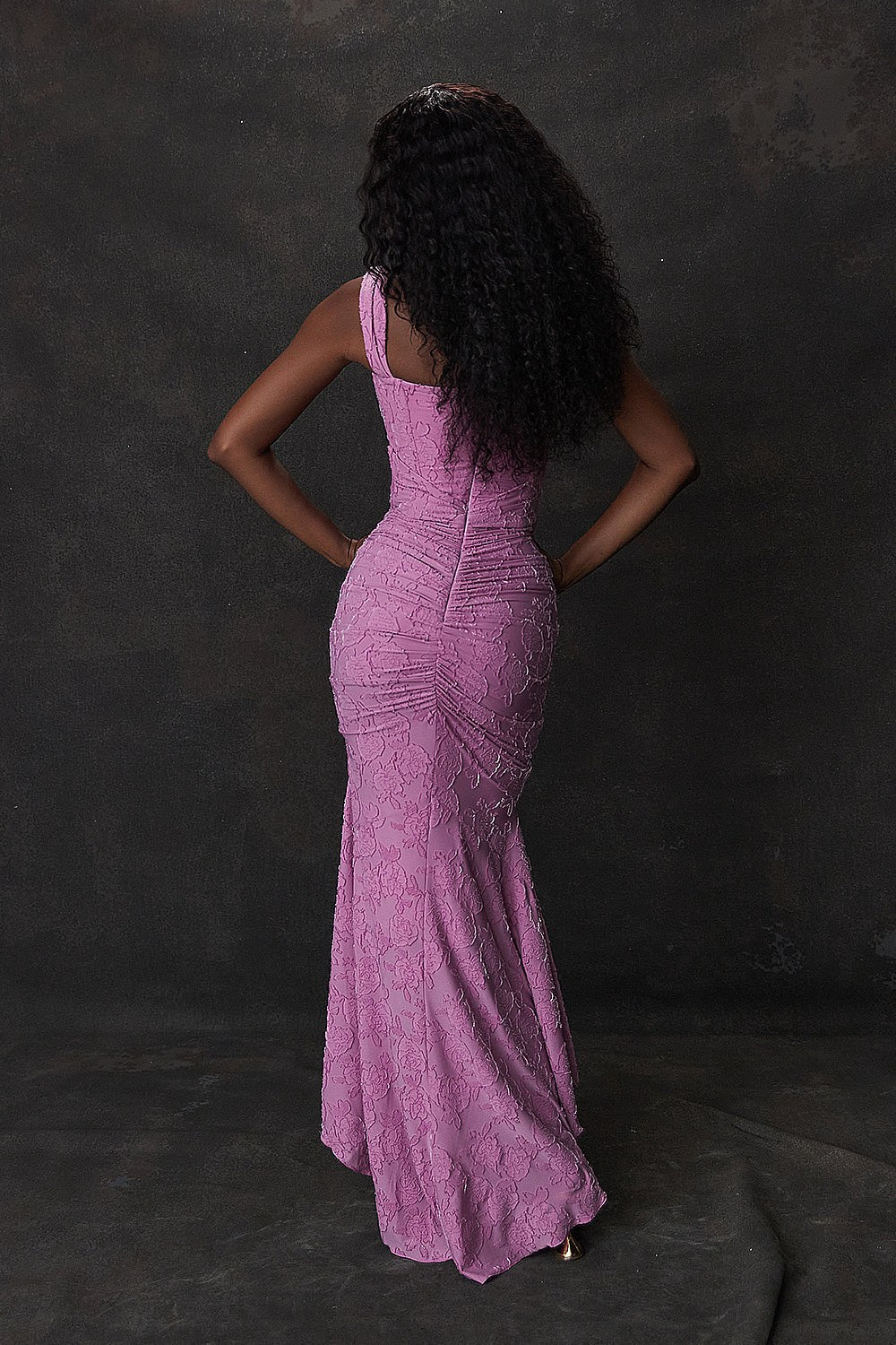 Alicja | Women's Lace Evening Dress with Fitted Silhouette, Elegant Evening Dress | Bella Blue