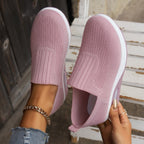 Amelie | Women's Cushioned Slip-On Shoes, Orthopaedic Comfort Shoes | Bella Blue | Black