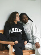 Annabelle | Women's Oversized Varsity Sweatshirt, Chenille Lettering Crewneck Jumper | Bella Blue