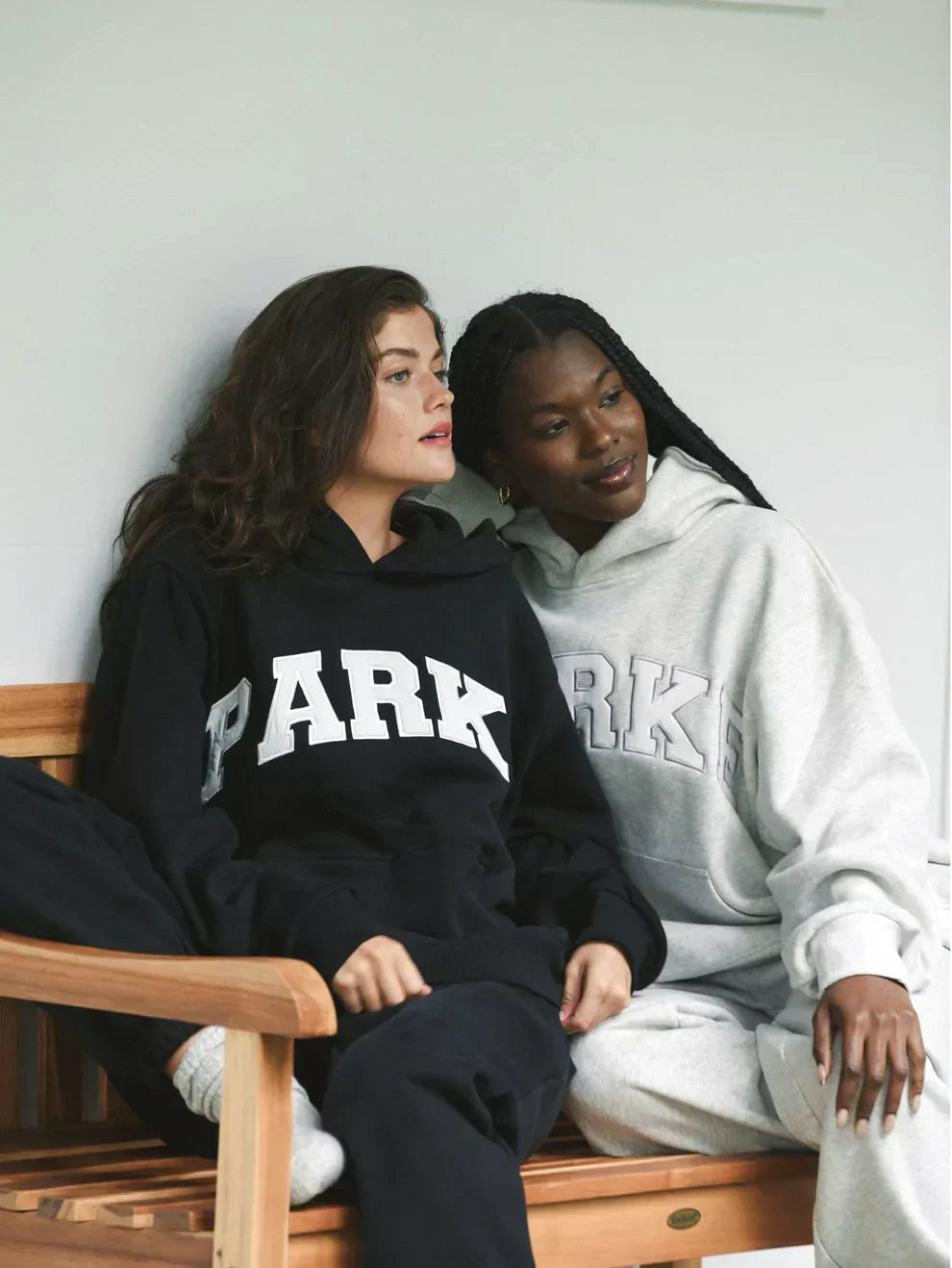 Annabelle | Women's Oversized Varsity Sweatshirt, Chenille Lettering Crewneck Jumper | Bella Blue