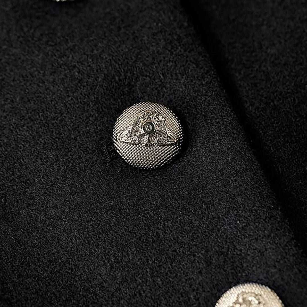 Annette | Women's Wool Tailored Coat, Prestige Winter Coat | Bella Blue
