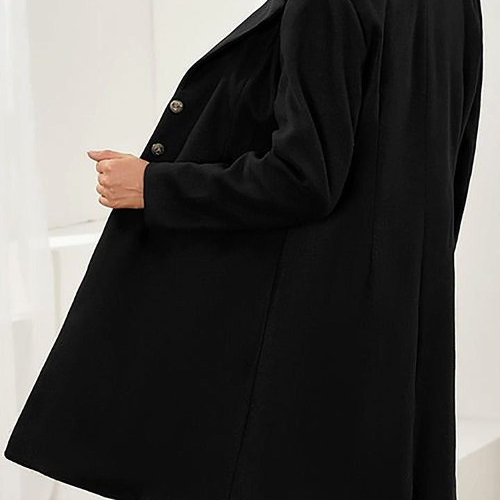 Annette | Women's Wool Tailored Coat, Prestige Winter Coat | Bella Blue