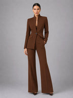 Annie | Women's Tailored Blazer & Trouser Suit Set, Smart Two-Piece Suit | Bella Blue