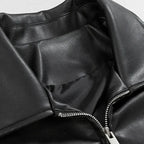 Archie | Men's Oversized Leather Bomber Jacket, Street Style Jacket | Bella Blue