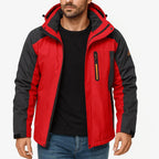 Archie | Men's Waterproof Breathable Outdoor Jacket, Hooded Rain Jacket | Bella Blue