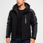 Archie | Men's Waterproof Breathable Outdoor Jacket, Hooded Rain Jacket | Bella Blue