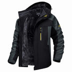 Archie | Men's Waterproof Breathable Outdoor Jacket, Hooded Rain Jacket | Bella Blue