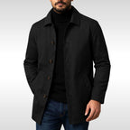 Arnold | Men's Trench Coat with Classic Design, Elegant Autumn Coat | Bella Blue | Khaki
