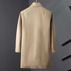 Arnold | Men's Trench Coat with Classic Design, Elegant Autumn Coat | Bella Blue | Khaki