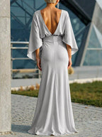 Audrey | Women's Sleeveless V-Neck Midi Dress, Breathable Summer Dress | Bella Blue