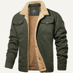 Beckett | Men's Fleece-Lined Winter Coat, Warm Outdoor Coat | Bella Blue