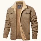 Beckett | Men's Fleece-Lined Winter Coat, Warm Outdoor Coat | Bella Blue