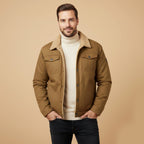 Beckett | Men's Fleece-Lined Winter Coat, Warm Outdoor Coat | Bella Blue