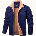 Beckett | Men's Fleece-Lined Winter Coat, Warm Outdoor Coat | Bella Blue