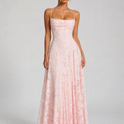 Bella | Women's Floral Maxi Dress, Sculpted Silhouette Evening Dress