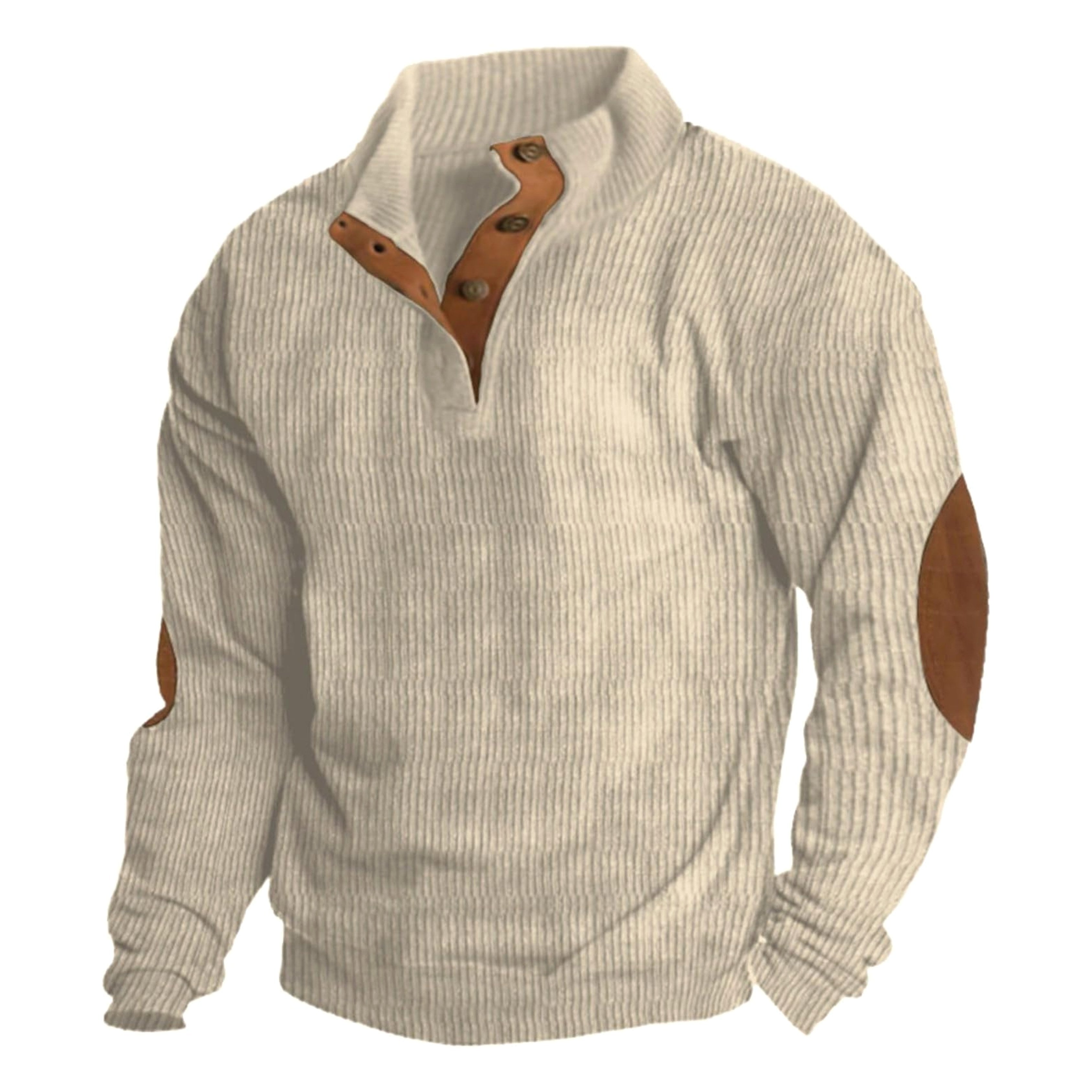 Benedict | Men's Thick-Knit Jumper, Vintage-Inspired Jumper | Bella Blue