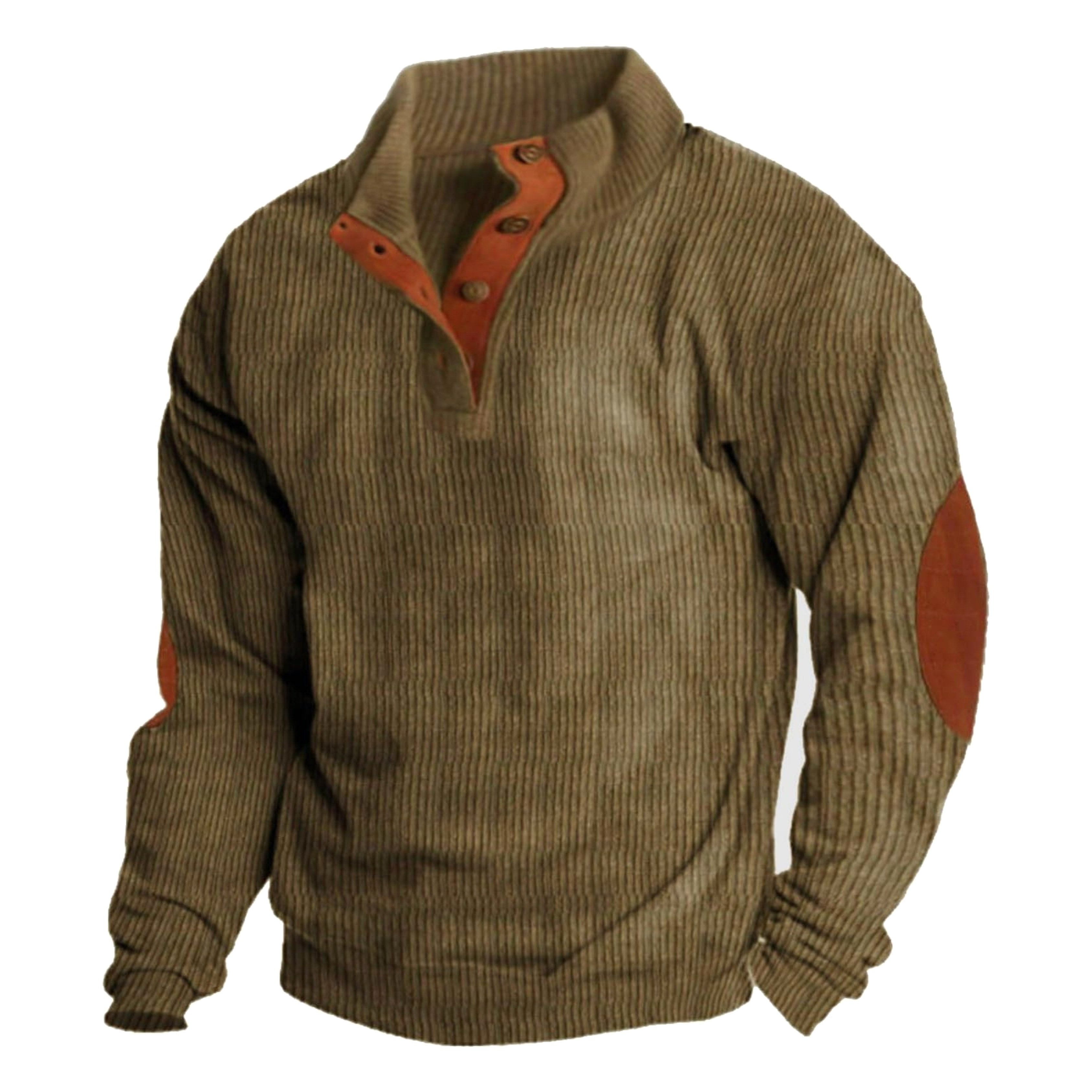 Benedict | Men's Thick-Knit Jumper, Vintage-Inspired Jumper | Bella Blue