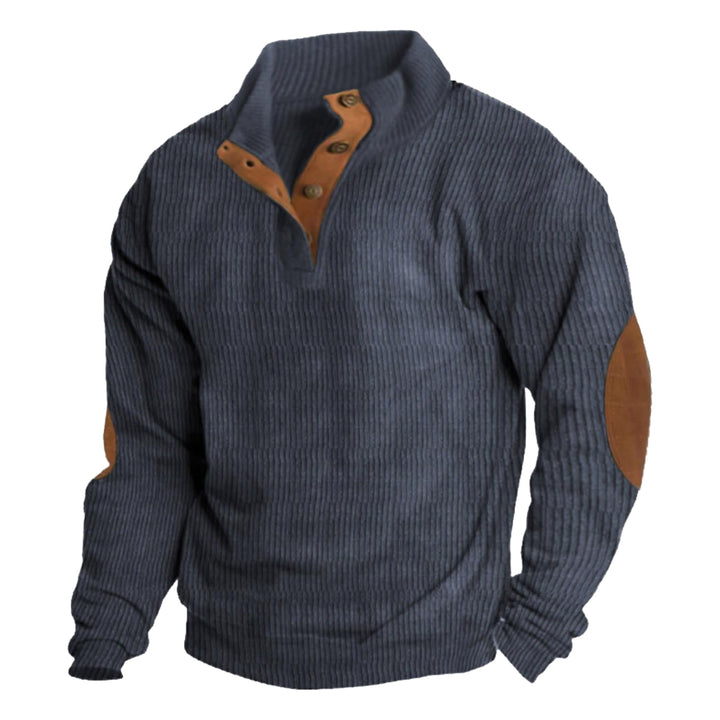 Benedict | Men's Thick-Knit Jumper, Vintage-Inspired Jumper | Bella Blue