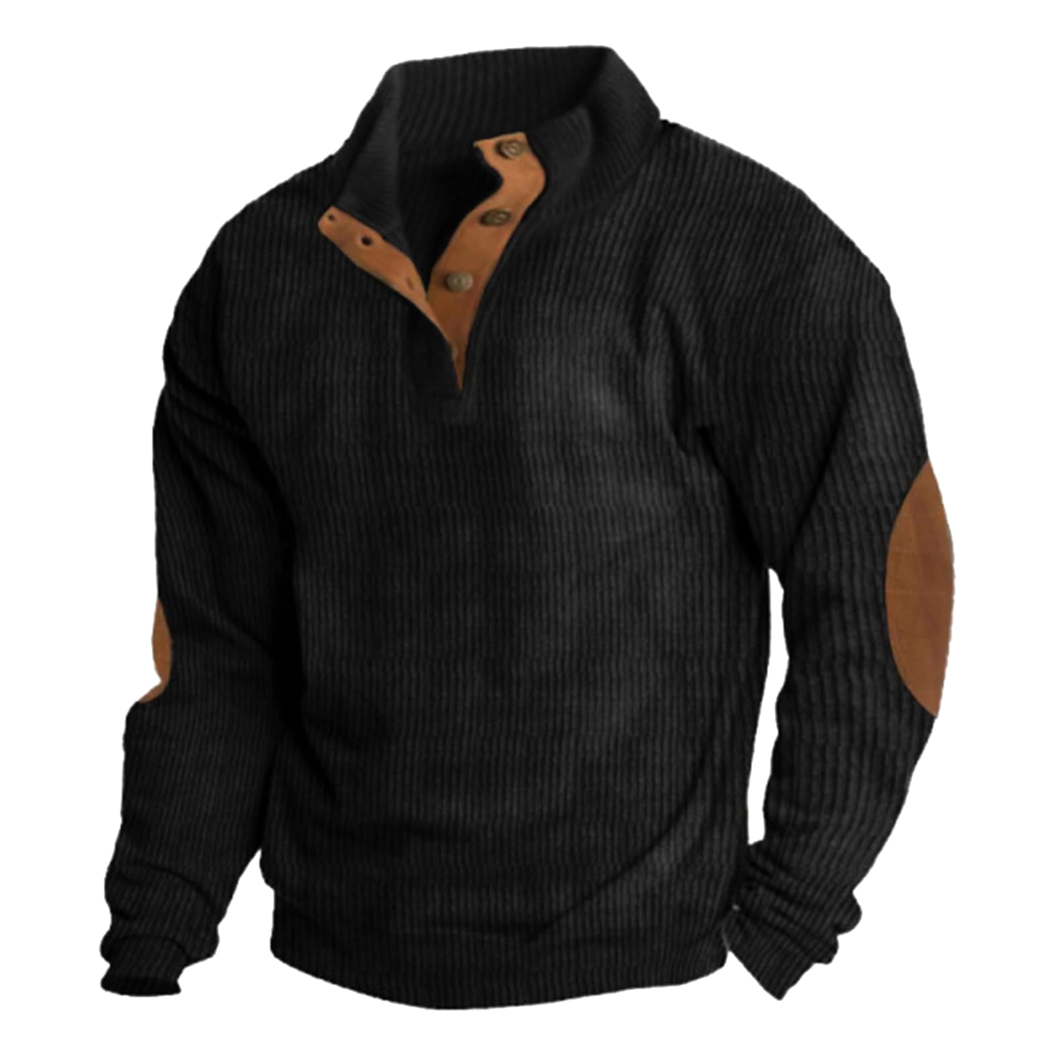 Benedict | Men's Thick-Knit Jumper, Vintage-Inspired Jumper | Bella Blue