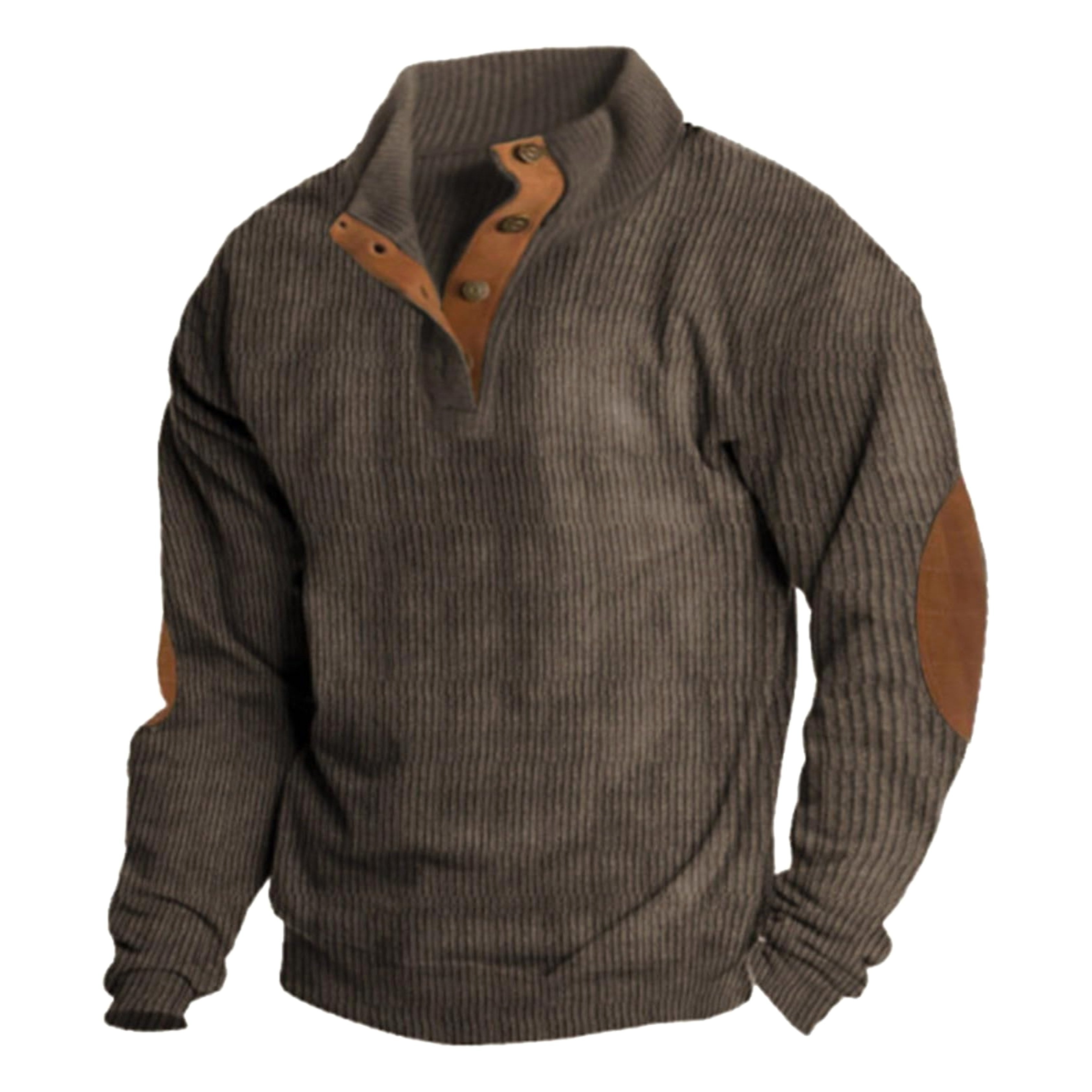 Benedict | Men's Thick-Knit Jumper, Vintage-Inspired Jumper | Bella Blue