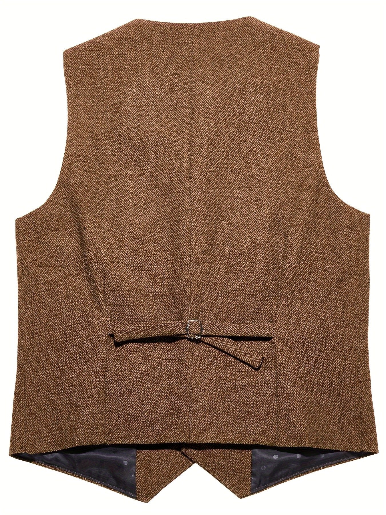 Benedikt | Men's Wool-Blend Waistcoat, Classic Knit Waistcoat | Bella Blue | Bordeaux Red