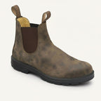 Blake | Men's Leather Chelsea Boots, Slip-On Ankle Boots | Bella Blue | Brown