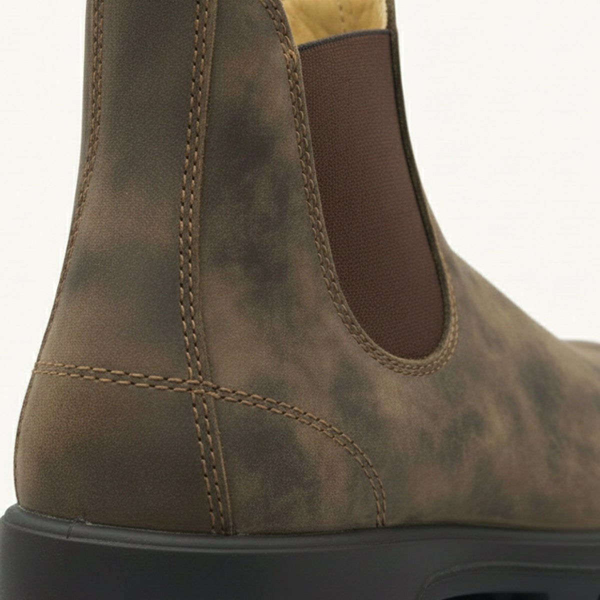 Blake | Men's Leather Chelsea Boots, Slip-On Ankle Boots | Bella Blue | Gray