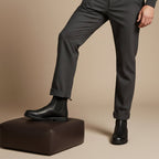 Blake | Men's Leather Chelsea Boots, Slip-On Ankle Boots | Bella Blue
