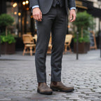 Blake | Men's Leather Chelsea Boots, Slip-On Ankle Boots | Bella Blue