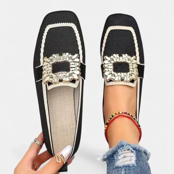 Bonnie | Women's Cushioned Comfort Loafers, Support Walking Shoes | Bella Blue