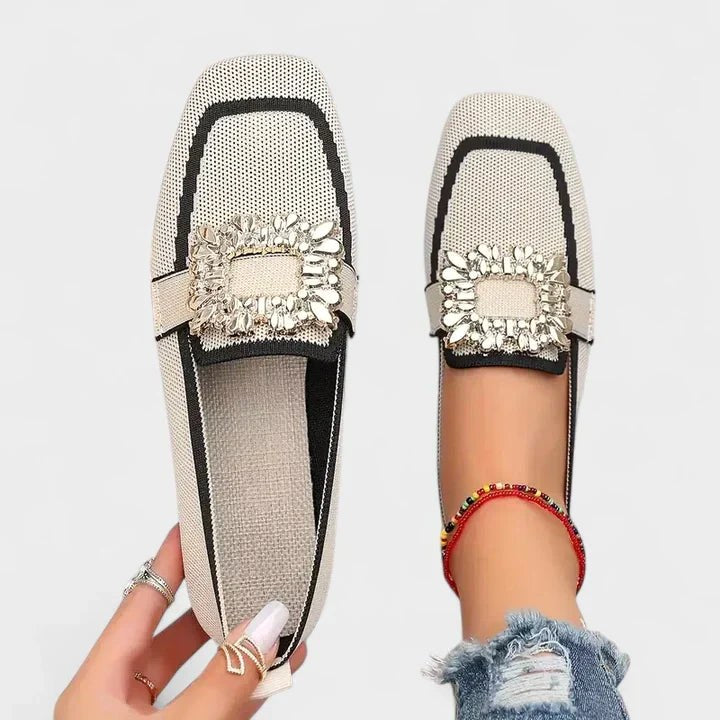 Bonnie | Women's Cushioned Comfort Loafers, Support Walking Shoes | Bella Blue