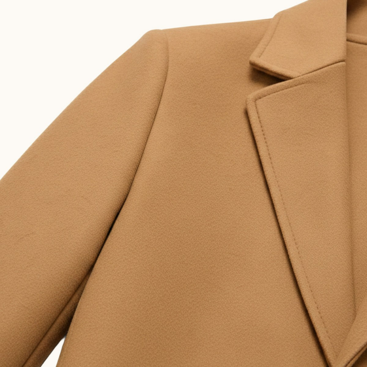 Brandon | Men's Classic Wool Overcoat, Tailored Autumn Coat | Bella Blue | Navy Blue
