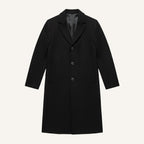 Brandon | Men's Classic Wool Overcoat, Tailored Autumn Coat | Bella Blue