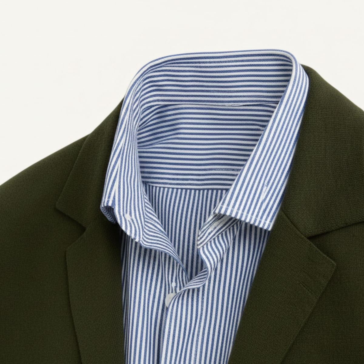 Brett | Men's Oxford Cotton Blazer, Smart Summer Jacket | Bella Blue