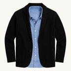 Brett | Men's Oxford Cotton Blazer, Smart Summer Jacket | Bella Blue