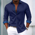 Brodie | Women's Classic Collar Shirt, Everyday Cotton Blouse | Bella Blue