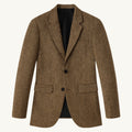 Bryce | Men's Classic Herringbone Tweed Blazer, Tailored Smart Jacket | Bella Blue