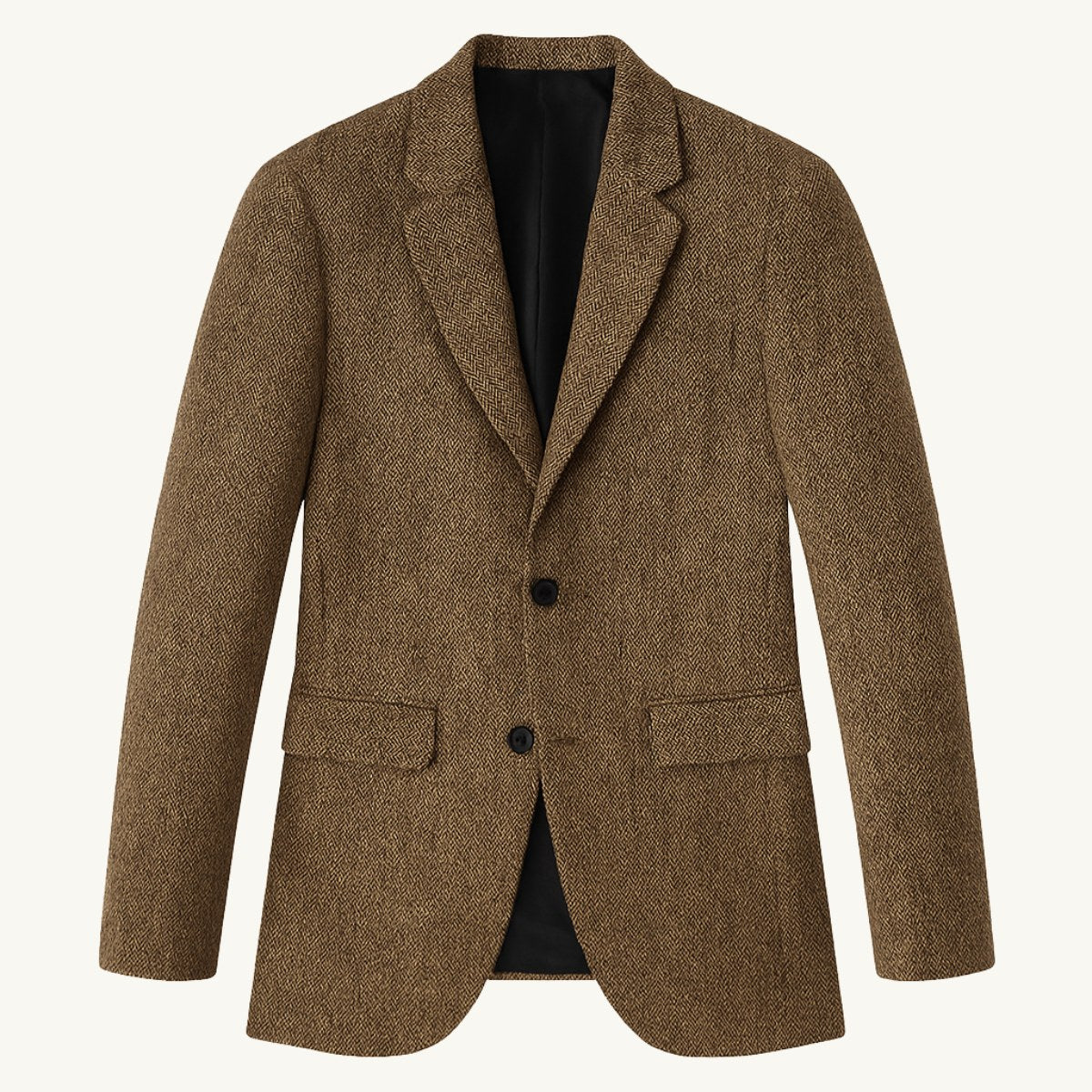Bryce | Men's Classic Herringbone Tweed Blazer, Tailored Smart Jacket | Bella Blue