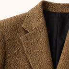 Bryce | Men's Classic Herringbone Tweed Blazer, Tailored Smart Jacket | Bella Blue