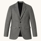 Bryce | Men's Classic Herringbone Tweed Blazer, Tailored Smart Jacket | Bella Blue