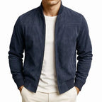 Cameron | Men's Classic Bomber Jacket, Modern Cut Jacket | Bella Blue