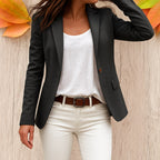 Carol | Women's Tailored Office Blazer, Fitted Smart Blazer Suit | Bella Blue