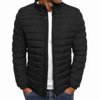 Carsten | Elegant Lightweight Transitional Jacket, Stylish Autumn Jacket | Bella Blue | Black