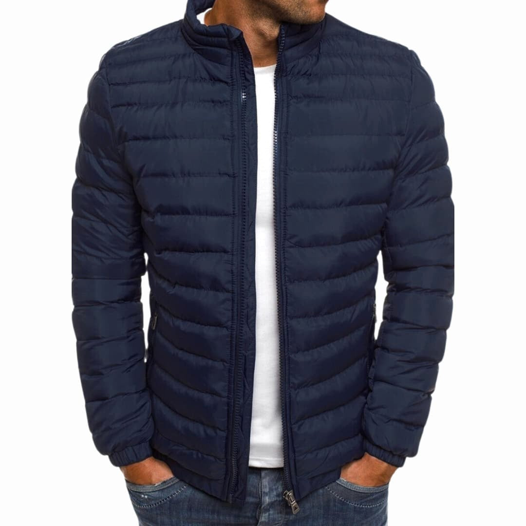 Carsten | Elegant Lightweight Transitional Jacket, Stylish Autumn Jacket | Bella Blue | Navy Blue