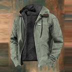 Charles | Men's Tailored Autumn Jacket with Pockets, Smart Wool-Blend Jacket | Bella Blue | Green